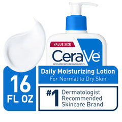 CeraVe Daily Moisturizing Lotion For Normal to Dry Skin 16 FL OZ (473 ml)