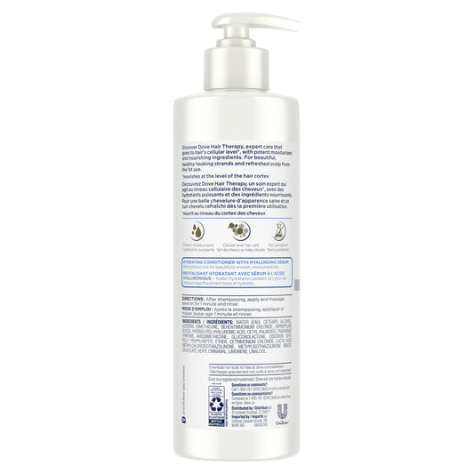 Dove U.S.A Hair Therapy Hydration Spa Conditioner 400ml