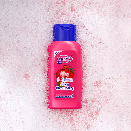 MAK’S Kids 2in1 Shampoo + Cond Juicy Strawberry 300ml