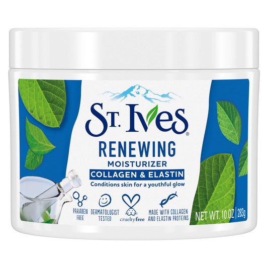 St.Ives Renewing Facial Moisturizer U.S.A Collagen & Elastin Jar 283g