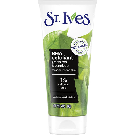 St. Ives Green Tea & Bamboo Face BHA Exfoliant for Acne Prone Skin