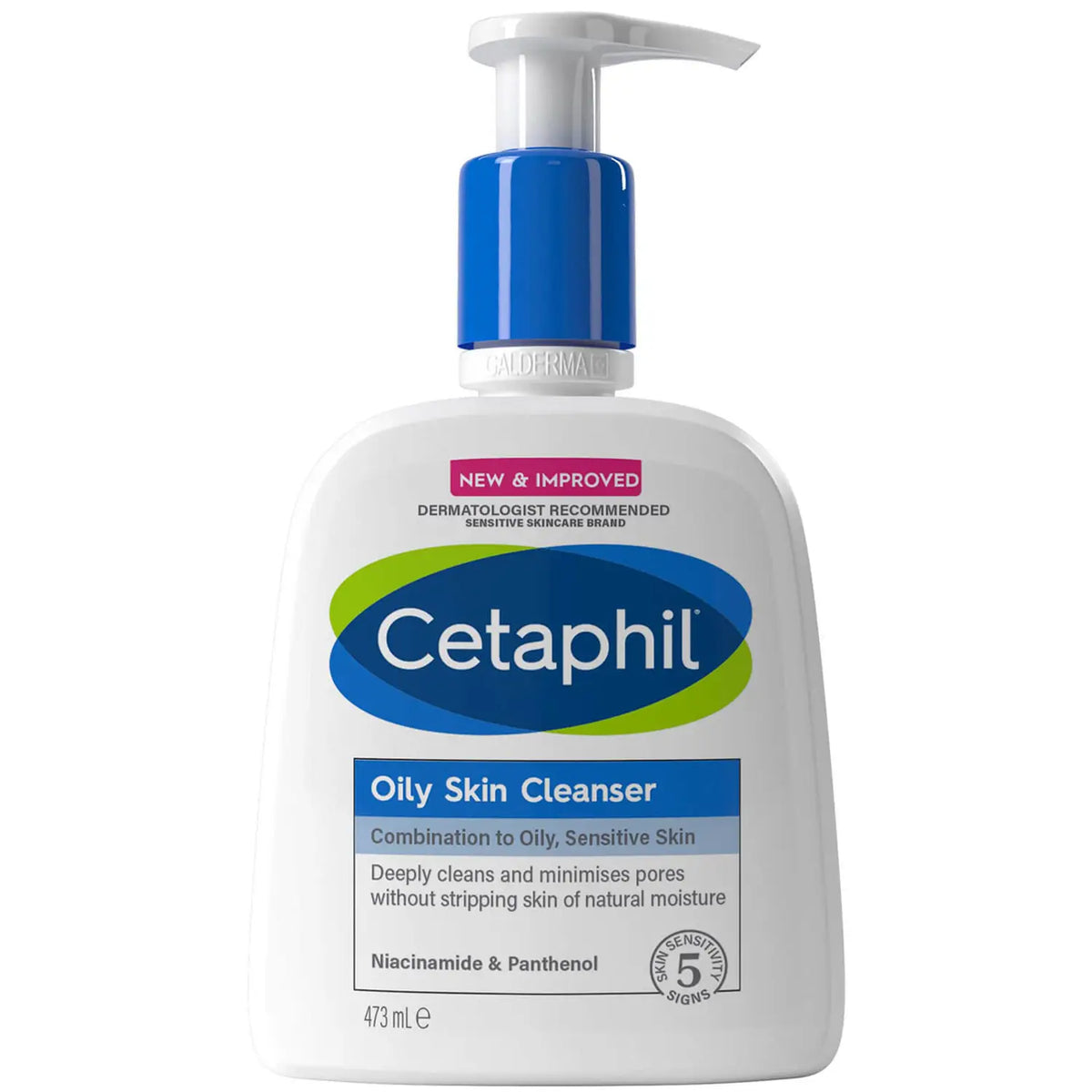 Cetaphil OIly Skin Cleanser for Combination to Oily, Sensitive Skin 473ml.