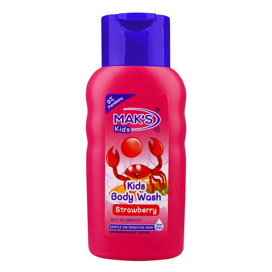 MAK’S Kids Body Wash Strawberry 300 ml