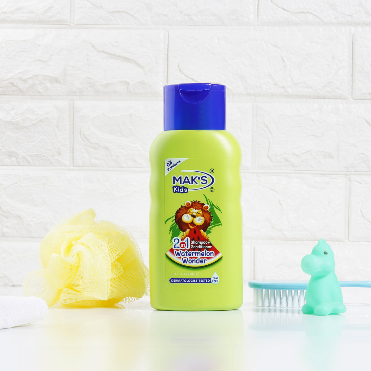 MAK’S Kids 2in1 Shampoo + Cond Watermelon Wonder 300ml