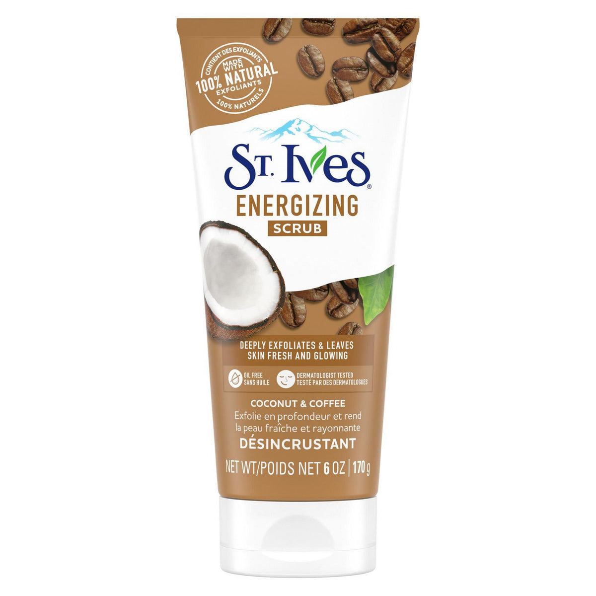 St.Ives USA Energizing Coconut & Coffee Scrub 170g