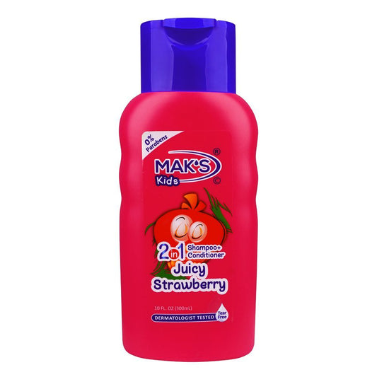 MAK’S Kids 2in1 Shampoo + Cond Juicy Strawberry 300ml