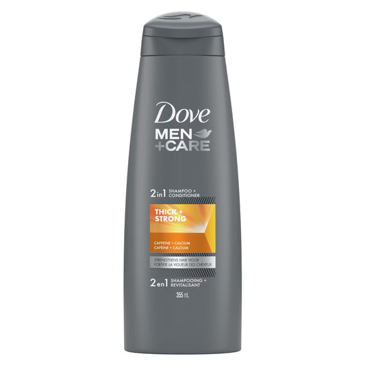 Dove Men U.S.A 2in1 Shampoo + Conditioner Thick & Strong 355ml