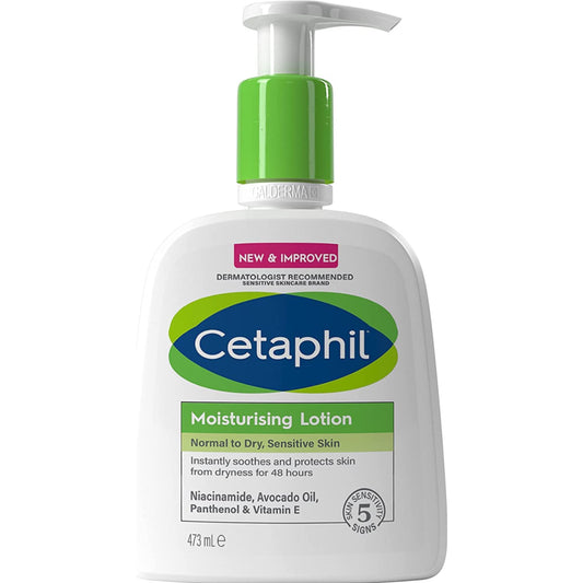 Cetaphil Moisturising Lotion Normal to Dry, Sensitive Skin 473ml