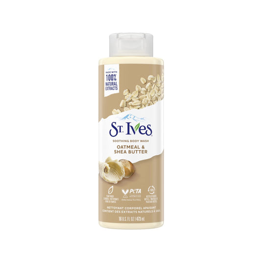 St.Ives Soothing Body Wash  Oatmeal & Shea Butter 16 Fl Oz / 473ml