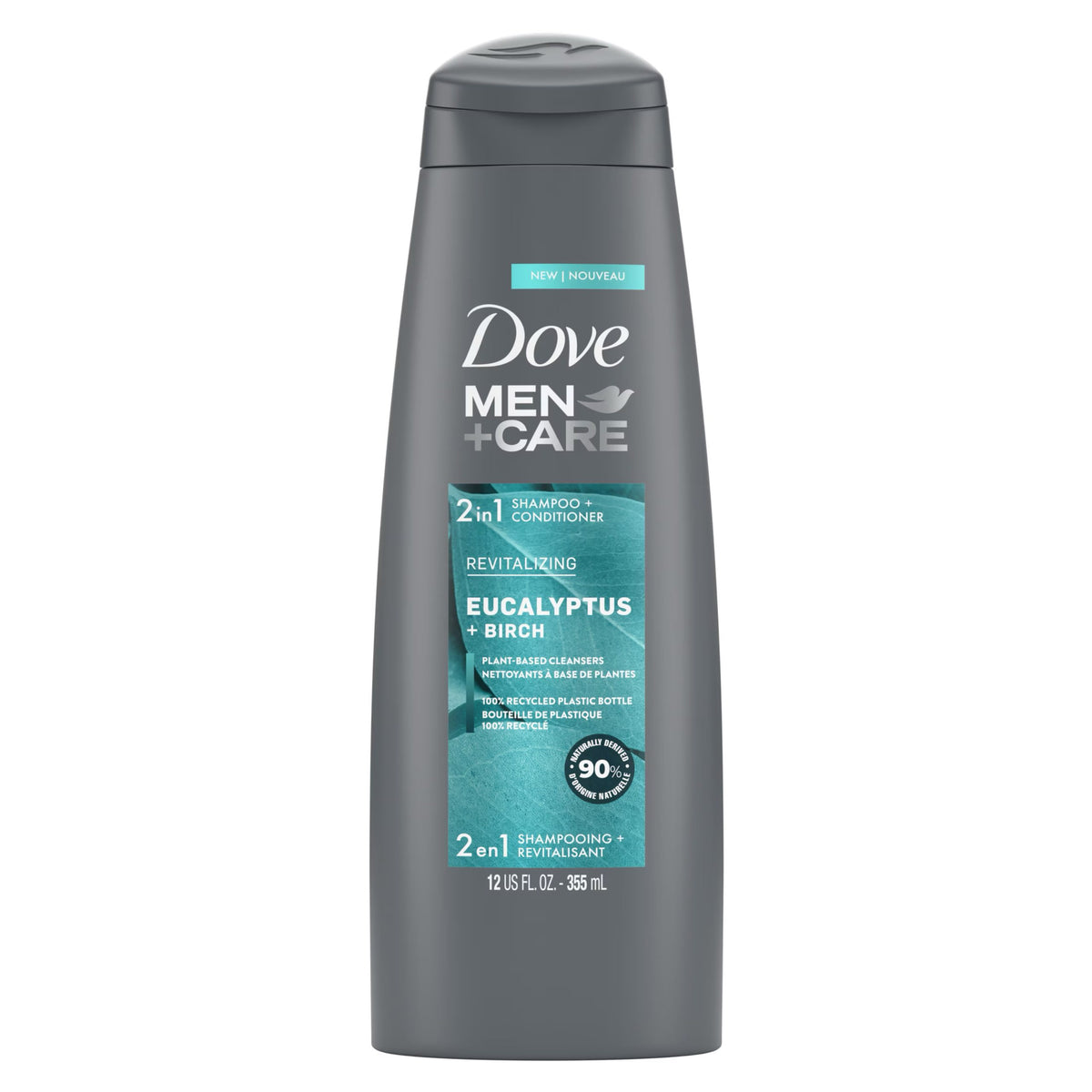 Dove Men U.S.A 2in1 Shampoo + Conditioner EUCALYPTUS + BIRCH REVITALIZING 355ml