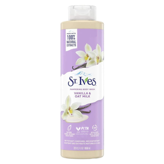St.Ives Pampering Body Wash Vanilla & Oat Milk