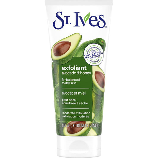 St. Ives Avocado & Honey Face Exfoliant For Balanced to Dry Skin