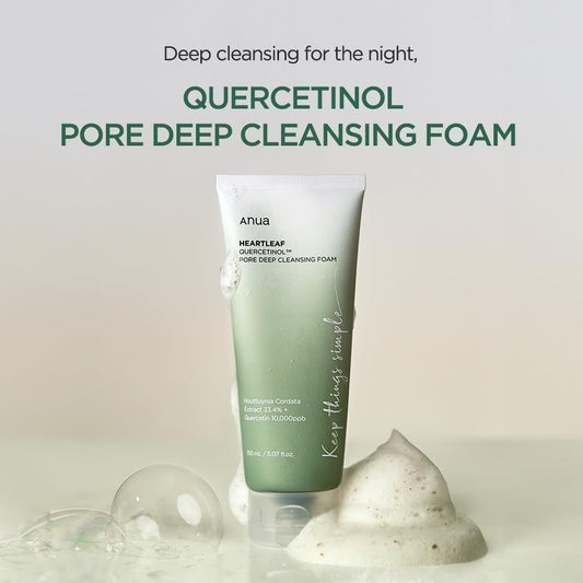 Anua Heartleaf Quercetinol Pore Deep Cleansing Foam 150 ml / 5.07 fl oz