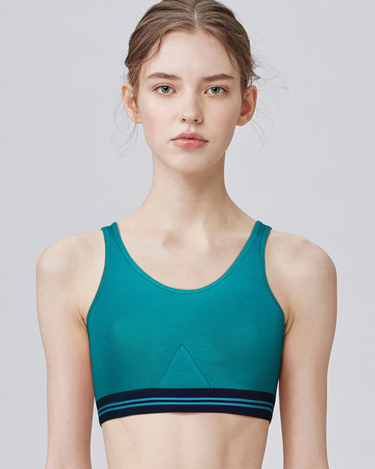 BLS - Aglae Non Wired And Non Padded Cotton Crop Top