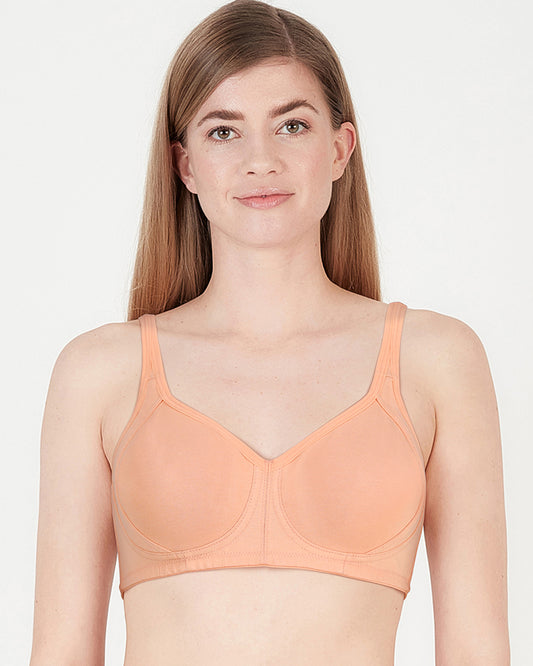 BLS - Calantha Non Wired And Non Padded Cotton Bra - Salmon