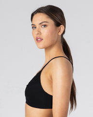 BLS - Caprina Non Wired And Non Padded Cotton Bra - Black Negro