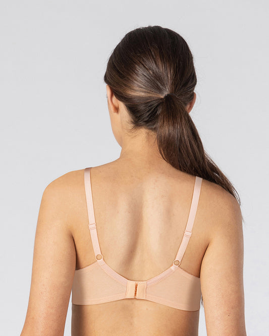 BLS - Caprina Non Wired And Non Padded Cotton Bra - Skin