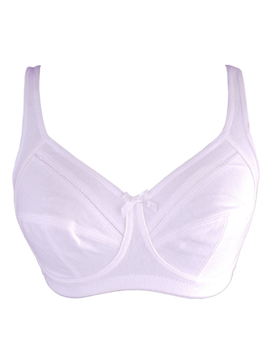 BLS - Celia Non Wired And Non Padded Cotton Bra - White