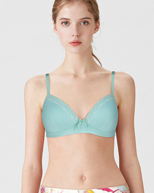 BLS - Clarie Non Wired And Padded Bra - Sea Green