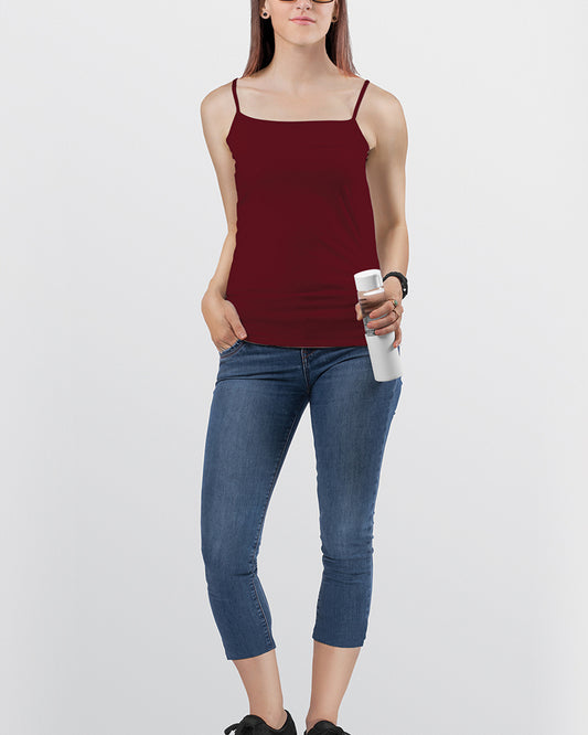 BLS - Colleen Streachable Cotton Camisole - Bordo