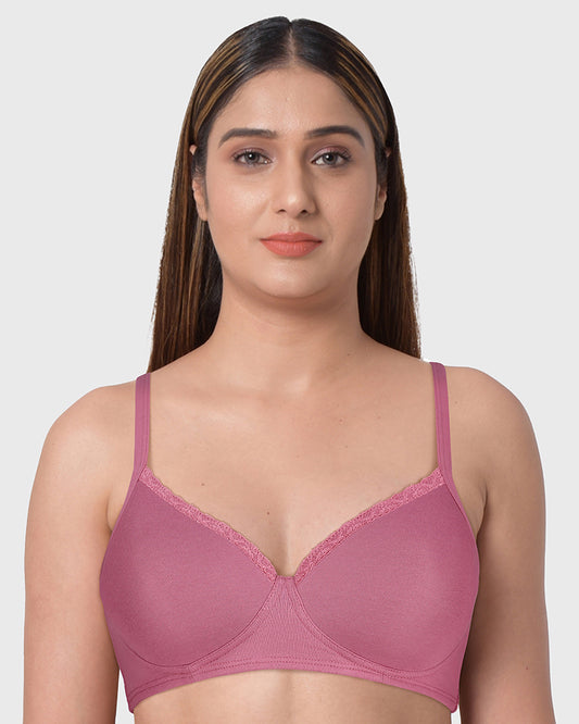 BLS - Colma Non Wired And Padded Cotton Bra - Malaga