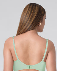 BLS - Colma Non Wired And Padded Cotton Bra - Sea Green