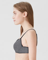 BLS - Colo Wired And Padded Cotton Bra - YD Black