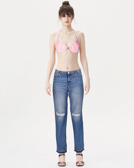 BLS - Frida Wired And Pushup Bra - Pink