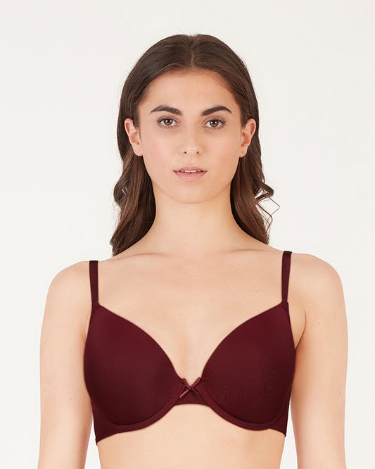 BLS - Parker Wired And Pushup Bra - Berry
