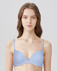 BLS - Paza Wired And Padded Cotton Bra - Light Blue