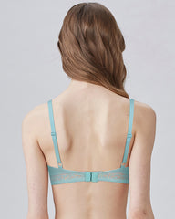 BLS - Paza Wired And Padded Cotton Bra - Sea Green