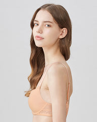 BLS - Paza Wired And Padded Cotton Bra - Skin