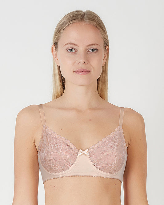 BLS - Petunia Non Padded And Wired Lace Bra - Piony