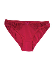 BLS - Poppy Cotton Panty - Bordo