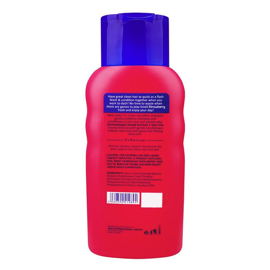 MAK’S Kids 2in1 Shampoo + Cond Juicy Strawberry 300ml