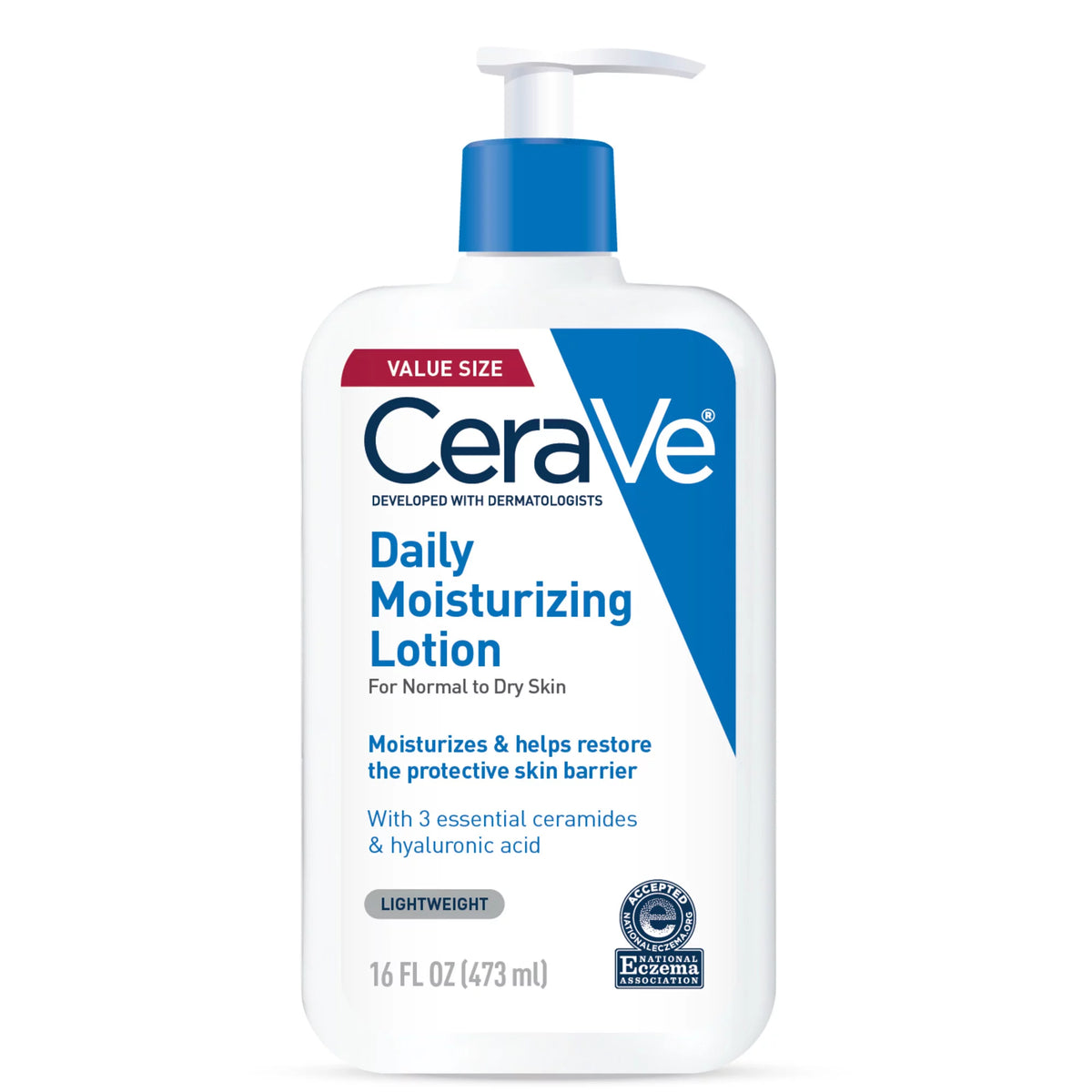 CeraVe Daily Moisturizing Lotion For Normal to Dry Skin 16 FL OZ (473 ml)