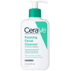 CeraVe Foaming Facial Cleanser For Normal to Oily Skin