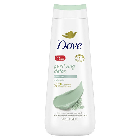 Dove USA Body Wash Purifying Detox Green Clay (591 ml)