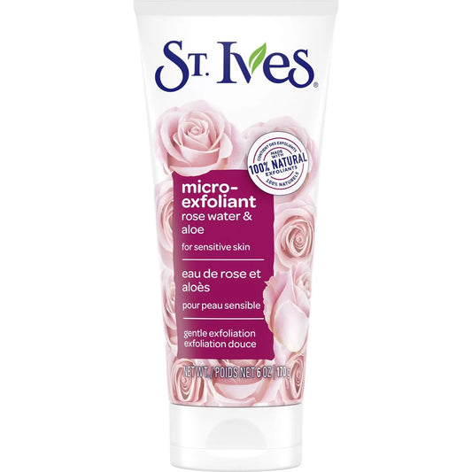 St. Ives Rose Water & Aloe Face Exfoliant For Sensitive Skin