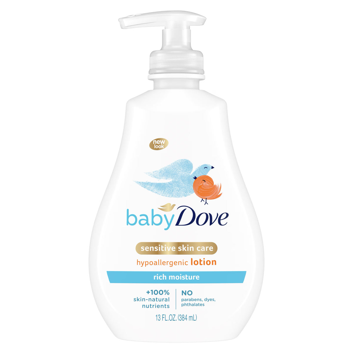 Baby Dove USA Rich Moisture Hypoallergenic Lotion 13 Fl Oz (384ml)