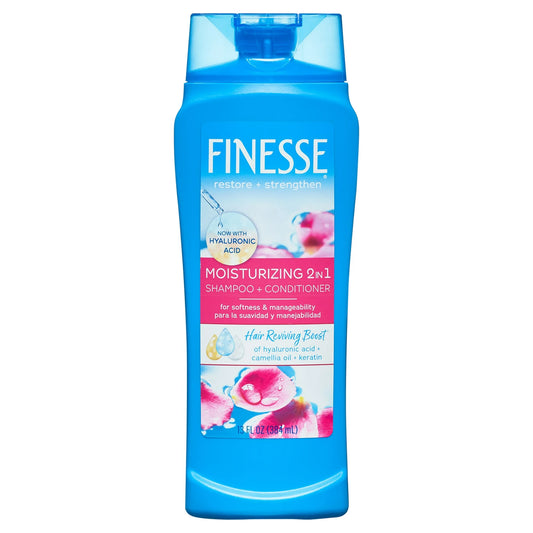 Finesse Restore + Strengthen Moisturizing 2in1 Shampoo + Conditioner 384ml