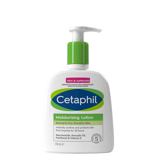 Cetaphil Moisturising Lotion Normal to Dry, Sensitive Skin 236ml