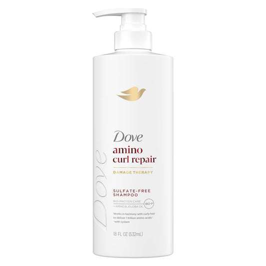 Dove Amino Curl Repair Damage Therapy Sulfate Free Shampoo