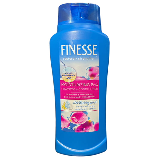 Finesse Restore + Strengthen Moisturizing 2in1 Shampoo + Conditioner 710ml