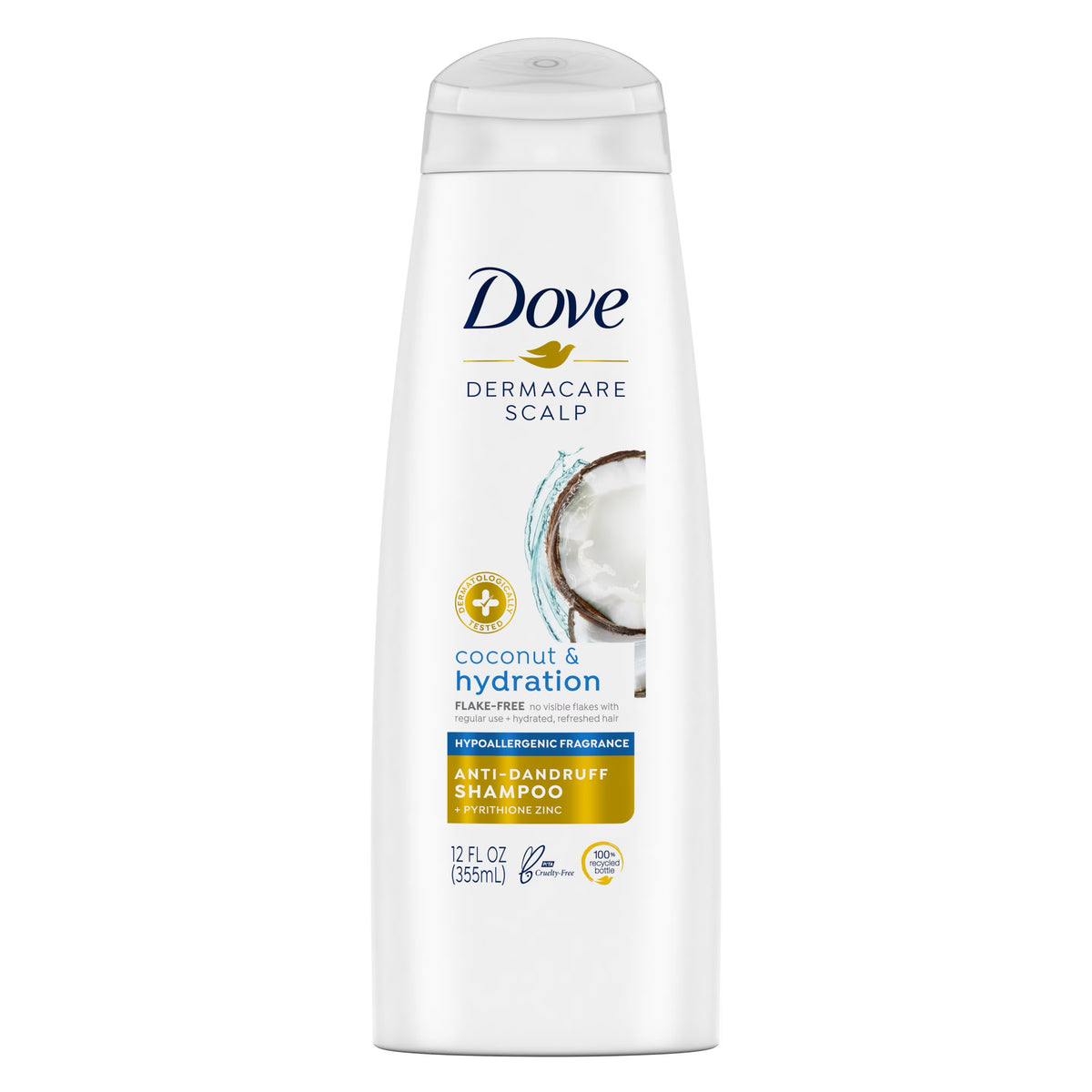 Dove USA DERMACARE SCALP Anti Dandruff Shampoo Coconut & Hydration 355ml