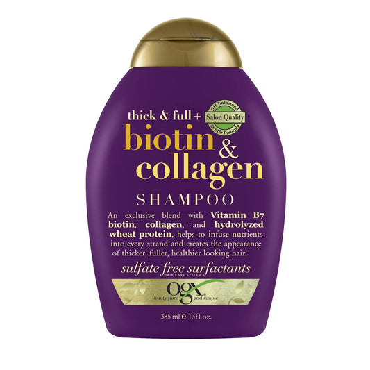 OGX Shampoo Thick & full + Biotin & Collagen 13 Fl OZ (385 ml)