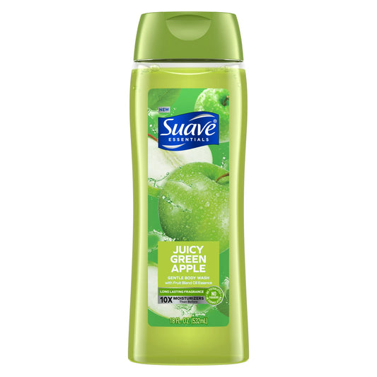 Suave USA Juicy Green Apple Body Wash 18 fl oz (532ml)