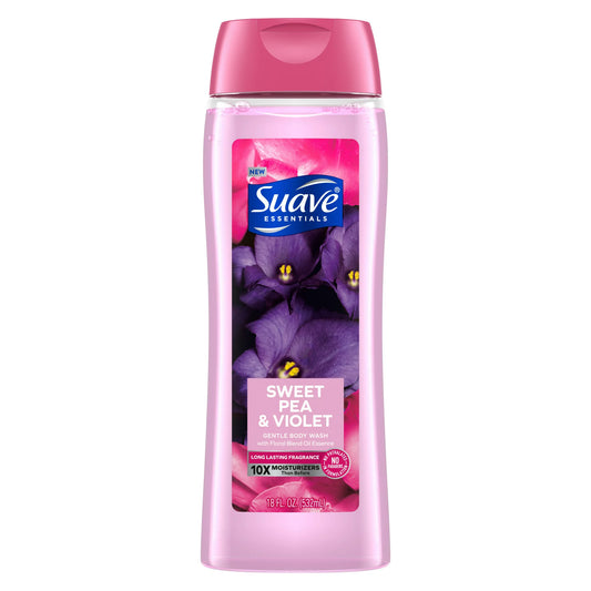 Suave USA Sweet Pea & Violet Body Wash 18 fl oz (532ml)