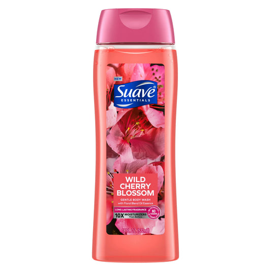 Suave USA Wild Cherry Blossom Body Wash 18 fl oz (532ml)