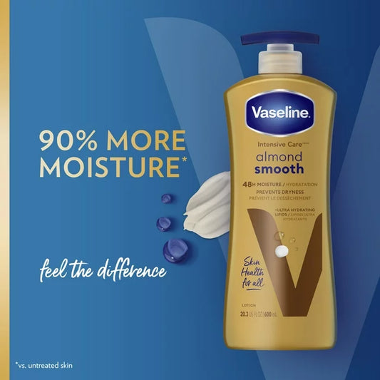 Vaseline USA Body Lotion Almond Smooth 20.3 FL OZ (600 ml)